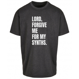 Lord Forgive Me For My Synths Oversized T-Shirt