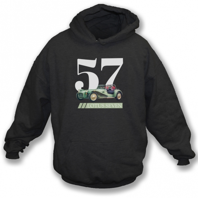 Lotus Seven 1957 Kids Hooded Sweatshirt