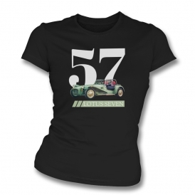 Lotus Seven 1957 Womens Slim Fit T-Shirt