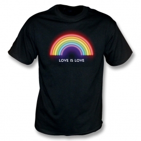 Love Is Love (Neon Rainbow) Organic T-Shirt