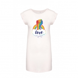 Love Rainbow Womens Long T-Shirt