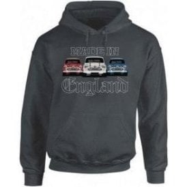 Made In England (Mini Cooper) Kids Hooded Sweatshirt