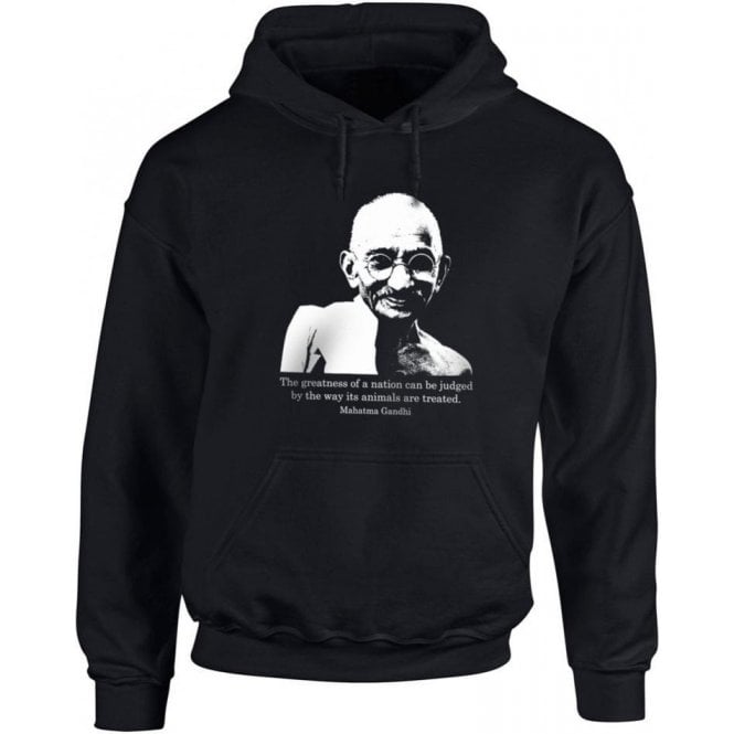 Mahatma Ghandi Hooded Sweatshirt