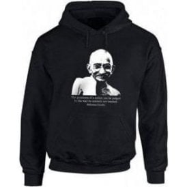 Mahatma Ghandi Hooded Sweatshirt