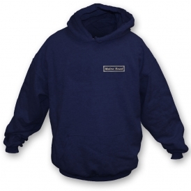 Maine Road (Oasis Influenced) Embroidered Hooded Sweatshirt