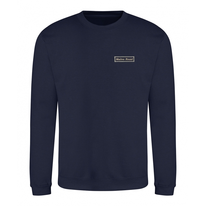 Maine Road (Oasis Influenced) Embroidered Sweatshirt
