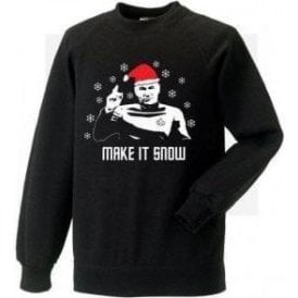 Make It Snow (Inspired By Star Trek) Kids Christmas Jumper