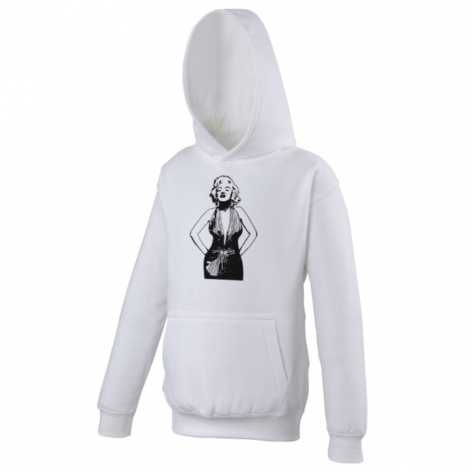 Marilyn Monroe (As Worn By Johnny Thunders, New York Dolls/The Heartbreakers) Hooded Sweatshirt