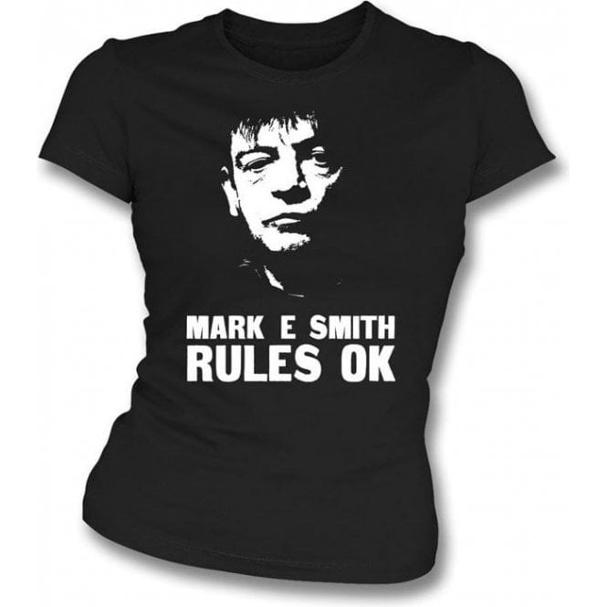 Mark E Smith Rules OK (The Fall) Girl's Slim-Fit T-shirt