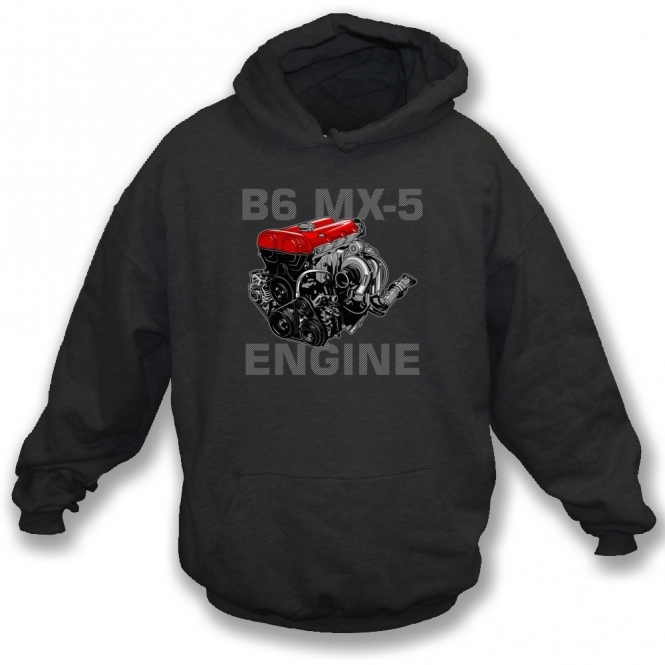 Mazda B6 MX-5 Engine Hooded Sweatshirt
