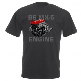 Mazda B6 MX-5 Engine Vintage Wash T-Shirt