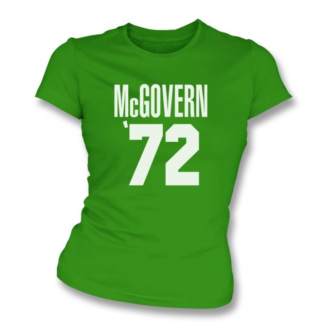 McGovern '72 (As Worn By Keith Moon, The Who) Womens Slim Fit T-Shirt