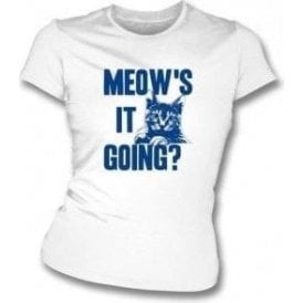 Meow's It Going Women's Slimfit T-shirt