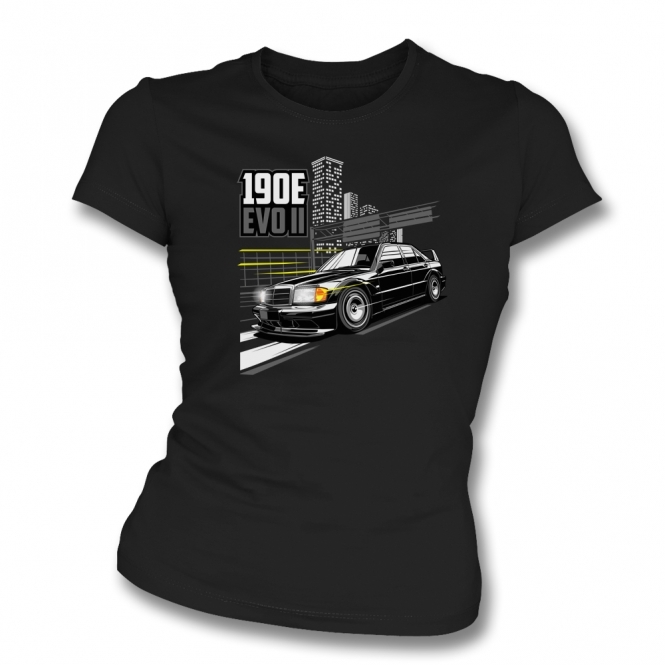 Mercedes 190E Evo II Womens Slim Fit T-Shirt