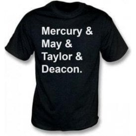 Mercury & May & Taylor & Deacon (Queen) T-Shirt
