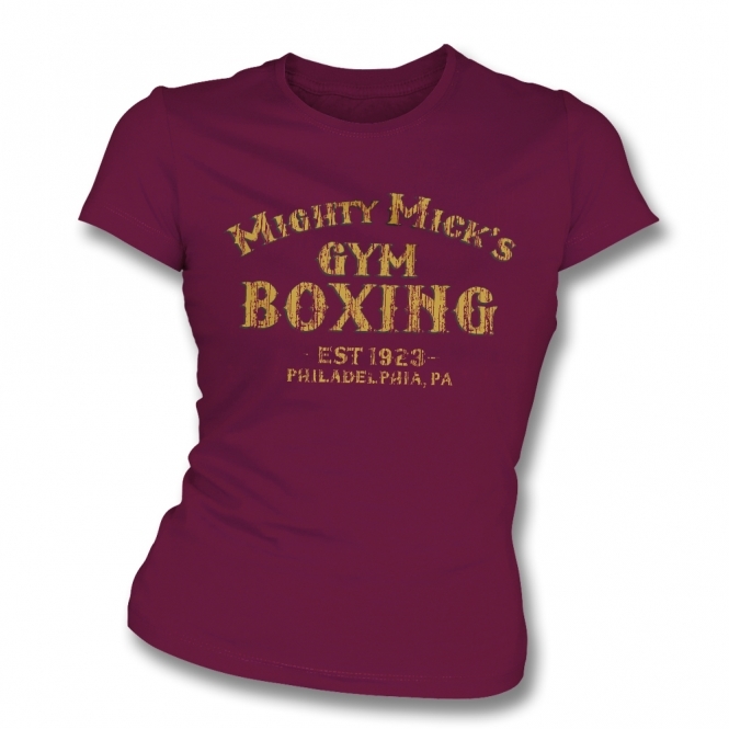 Mighty Mick's Gym (Inspired by Rocky) Organic Womens Slim Fit T-Shirt