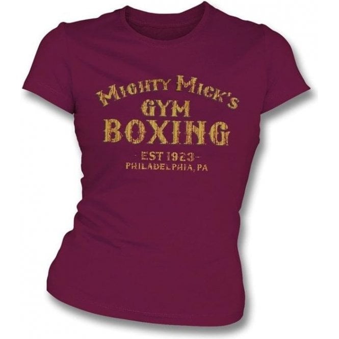 Mighty Mick's Gym (Inspired by Rocky) Women's Slim Fit