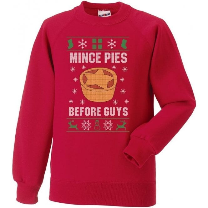 Mince Pies Before Guys Christmas Jumper