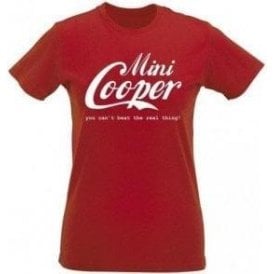 Mini Cooper Enjoy Style Womens Slim Fit T-Shirt