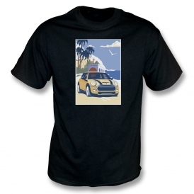 Mini Cooper (Retro Poster) Kids T-Shirt