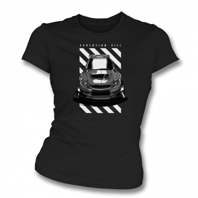 Mitsubishi Lancer Evo VIII "Evolution VIII" Womens Slim Fit T-Shirt