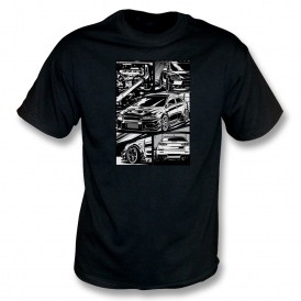 Mitsubishi Lancer Evo X (Comic Style) T-Shirt