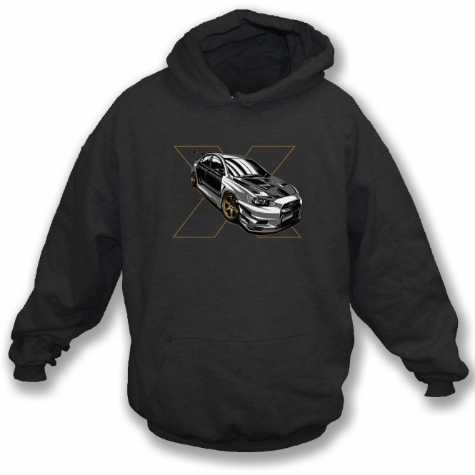 Mitsubishi Lancer Evo X Hooded Sweatshirt