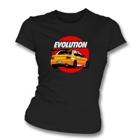 Mitsubishi Lancer Evo XI Womens Slim Fit T-Shirt