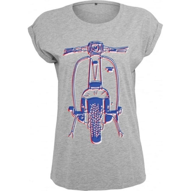 Mod Moped Women's Extended Shoulder T-Shirt