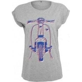 Mod Moped Women's Extended Shoulder T-Shirt