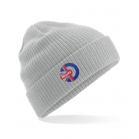 Mods (Union Flag) Embroidered Organic Cotton Beanie