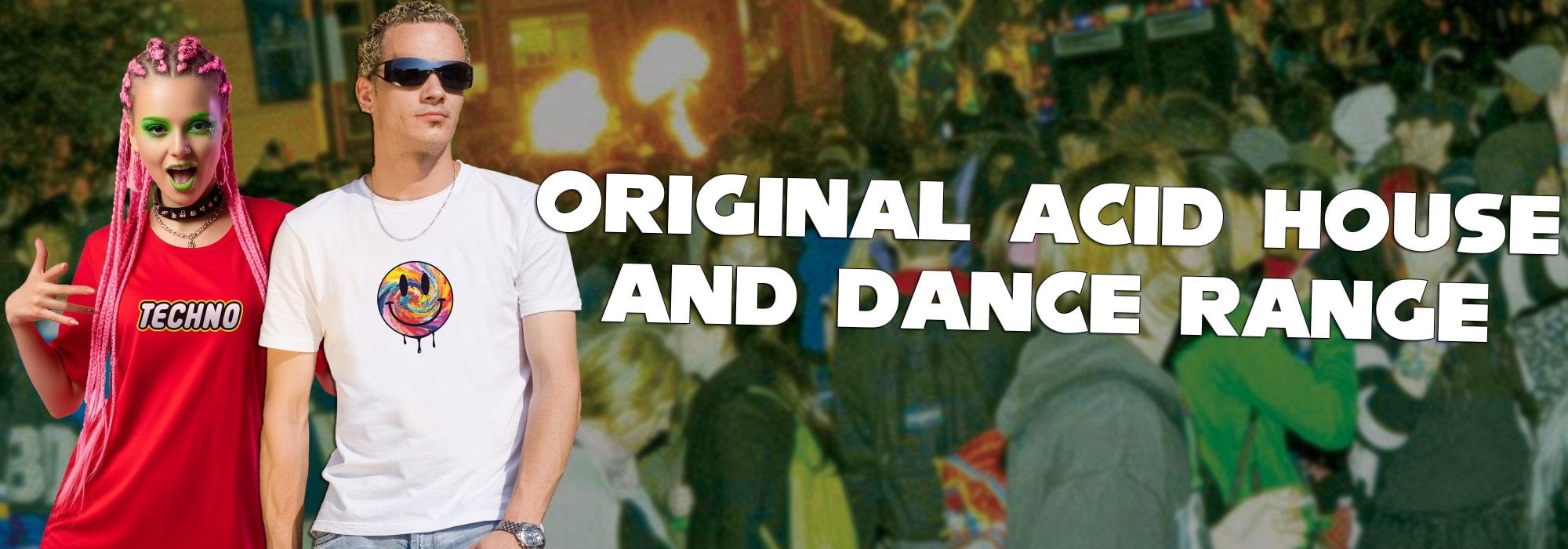 Exclusive Acid House & Dance Designs!