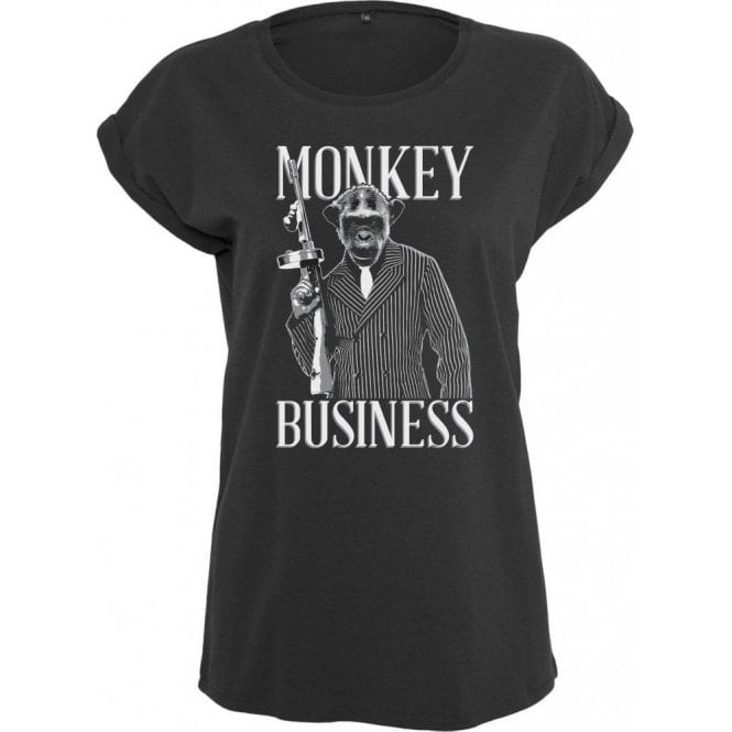 Monkey Business Womens Extended Shoulder T-Shirt
