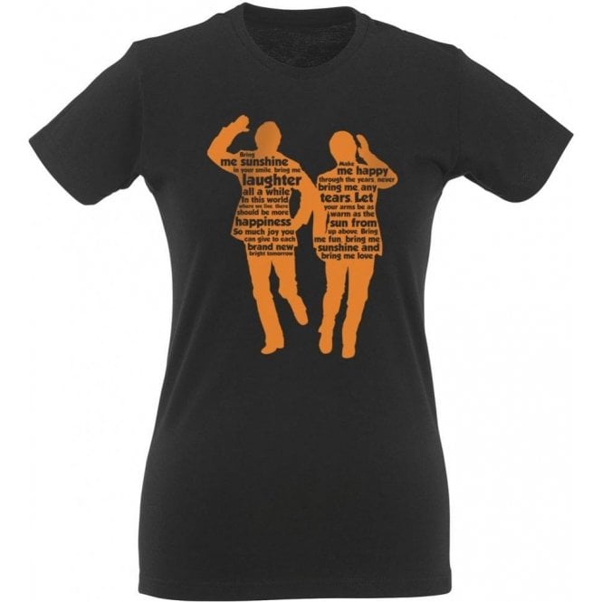 Morecambe & Wise "Bring Me Sunshine" Womens Slim Fit T-Shirt