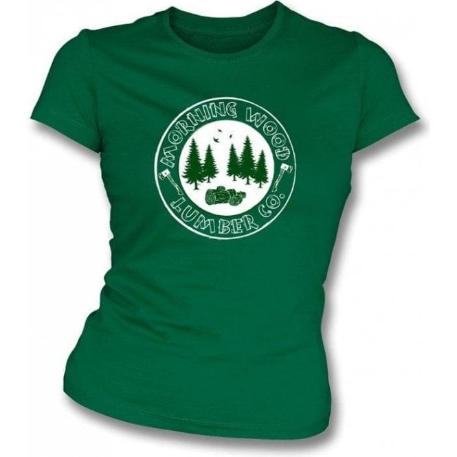 Morning Wood Lumber Co girls slimfit t-shirt