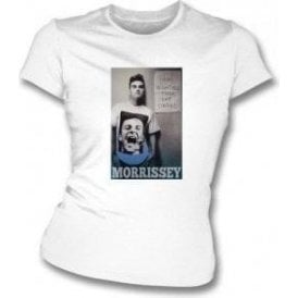 Morrissey Pen Is Mightier Than The Sword Womens Slim Fit T-Shirt