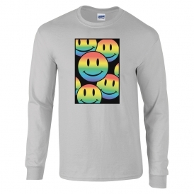 Multicoloured Smileys Long Sleeve T-Shirt