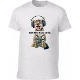 Music Makes Me Lose Control Kids T-Shirt