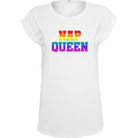 Nap Queen Womens Extended Shoulder T-Shirt