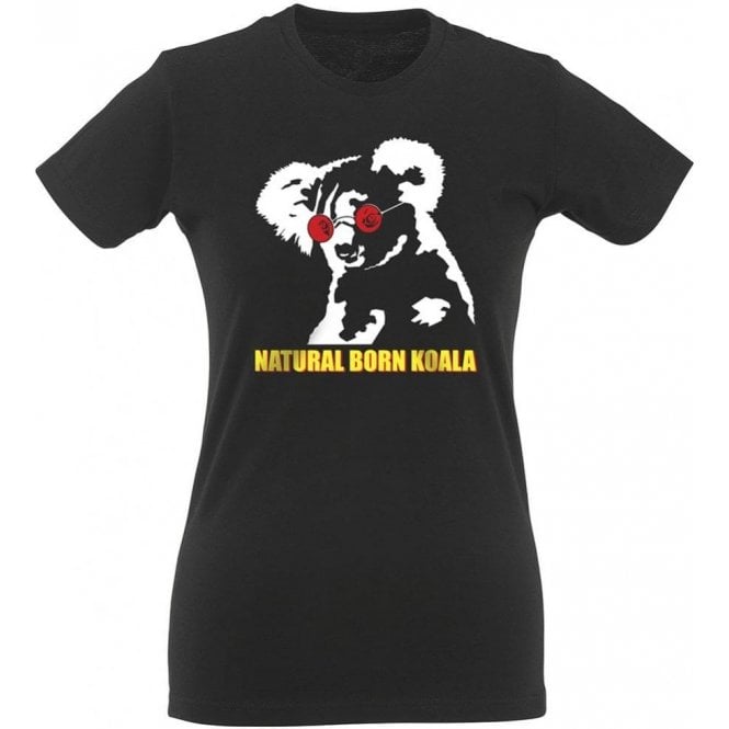 Natural Born Koala Womens Slim Fit T-Shirt