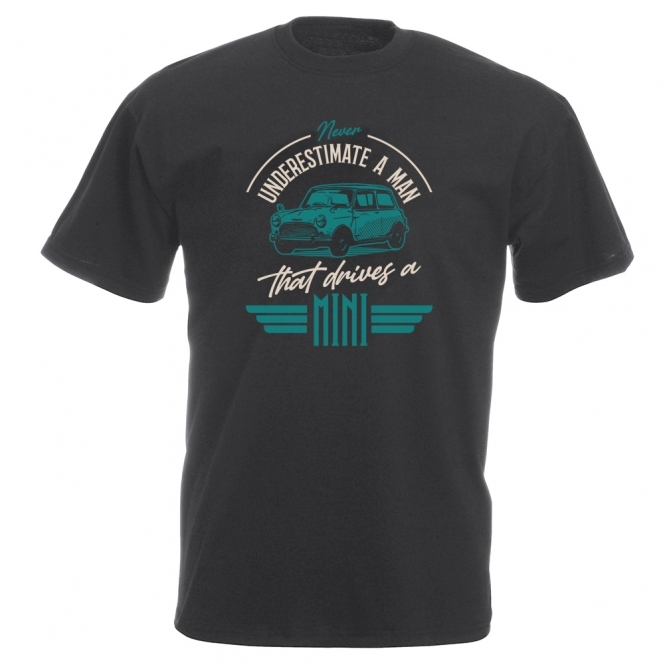 Never Underestimate A Man That Drives A Mini Vintage Wash T-Shirt