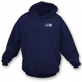 New World Order (As Worn By Damon Albarn, Blur) Embroidered Left Breast Logo Hooded Sweatshirt