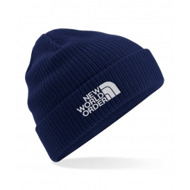 New World Order (As Worn By Damon Albarn, Blur) Embroidered Organic Cotton Beanie