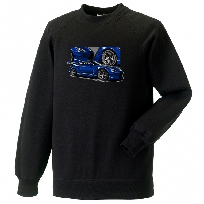 Nissan GT-R (Blue Car) Sweatshirt
