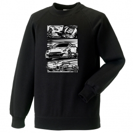 Nissan GT-R R35 (Comic Style) Sweatshirt