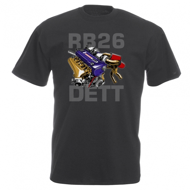 Nissan RB26DETT Engine Vintage Wash T-Shirt