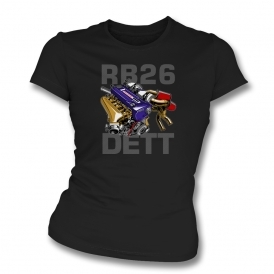 Nissan RB26DETT Engine Womens Slim Fit T-Shirt
