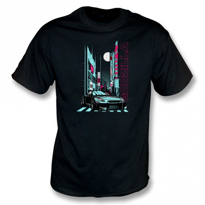 Nissan Skyline GT-R Godzilla (Neon City) Kids T-Shirt