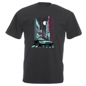 Nissan Skyline GT-R Godzilla (Neon City) Vintage Wash T-Shirt