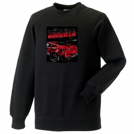 Nissan Skyline GT-R (Godzilla Text) Kids Sweatshirt